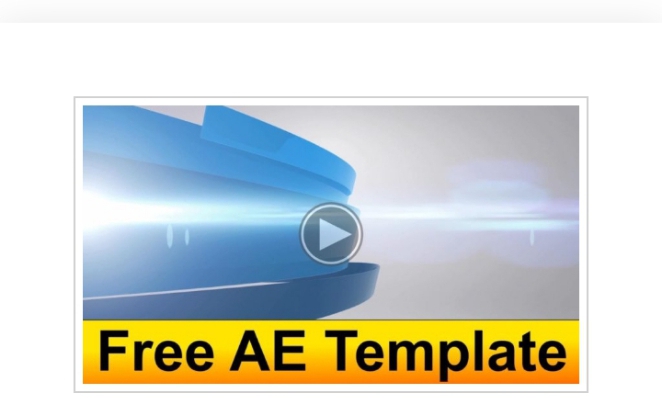 after-effects video template free