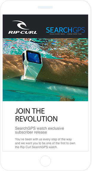 Rip Curl Email Marketing
