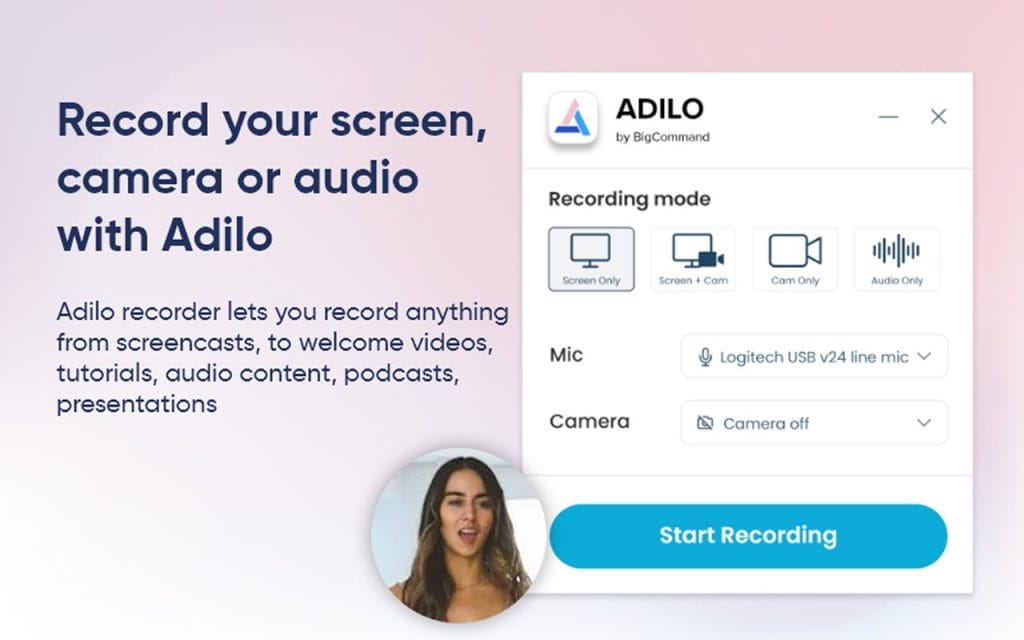 Adilo Chrome Recorder